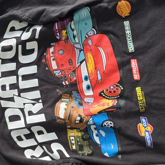 Zara Kids Long Sleeve Tee - Black with Cars Lightning Mcqueen Design - Picture 13 of 13